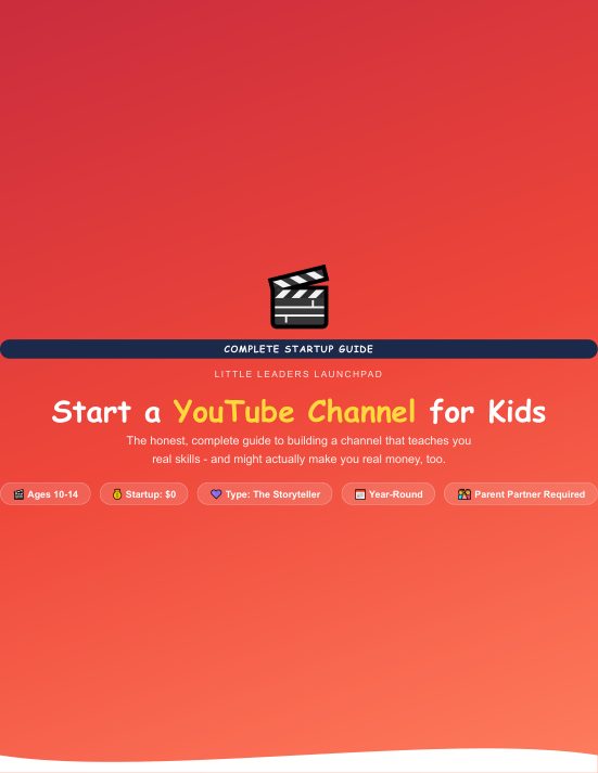 YouTube Channel for Kids guide cover