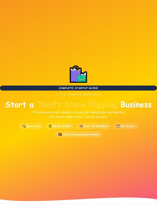 Thrift Store Flipping guide cover