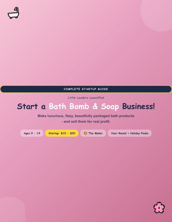 Bath Bomb & Soap guide cover