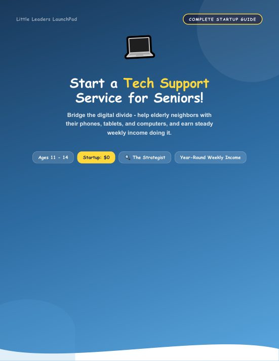 Tech Support for Seniors guide cover
