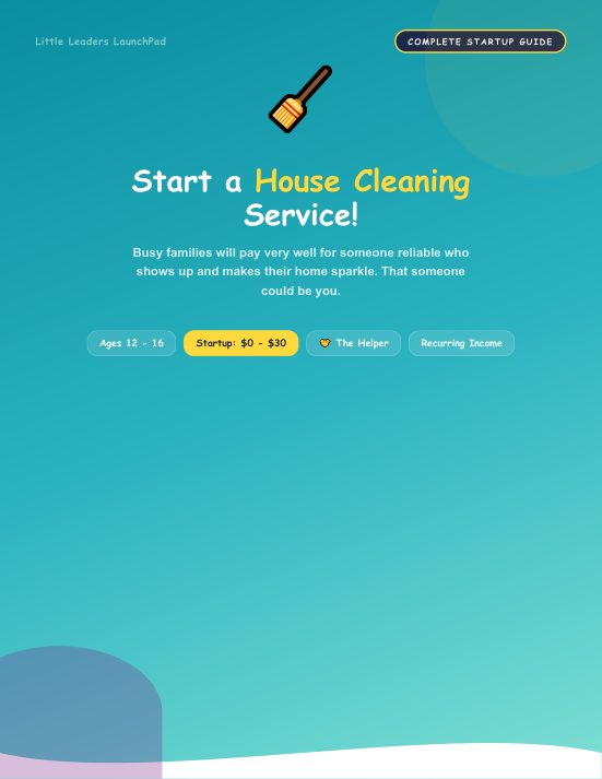 House Cleaning guide cover