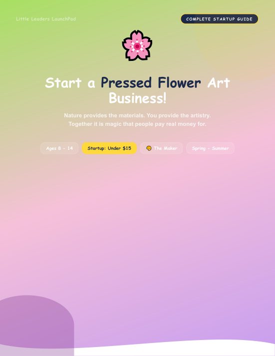 Pressed Flower Art guide cover