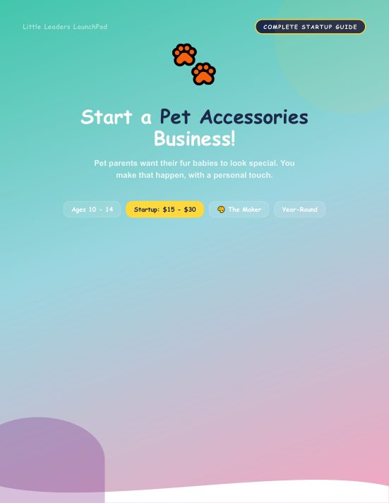 Personalized Pet Accessories guide cover