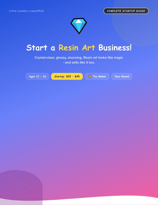 Resin Art & Jewelry guide cover