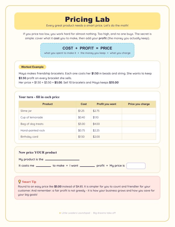 Pricing Lab